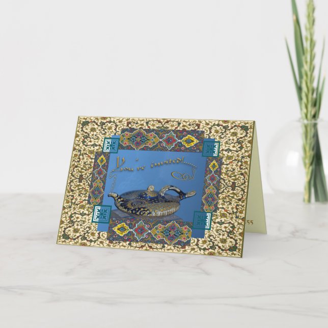 Invitación a la Fiesta de las Noches Árabes (Anverso)