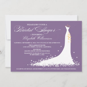 Invitación a la fiesta de las novias con Boda (púr