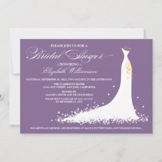 Invitación a la fiesta de las novias con Boda (púr