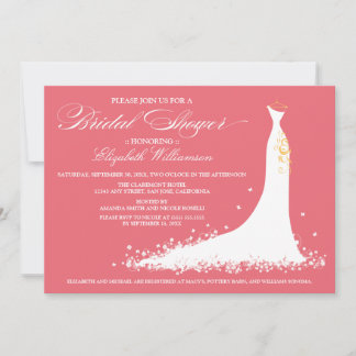 Invitación a la fiesta de las novias con Boda (ros