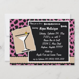 Invitación A La Fiesta De Leopardo De Chocolate Y