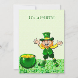 Invitación a la fiesta de Leprechaun St. Patrick