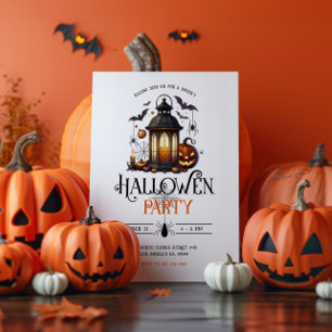 Invitación a la Fiesta de Linternas de Halloween y