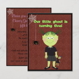 Invitación a la fiesta de Little Ghoul