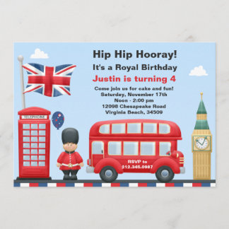 Invitación a la fiesta de Londres