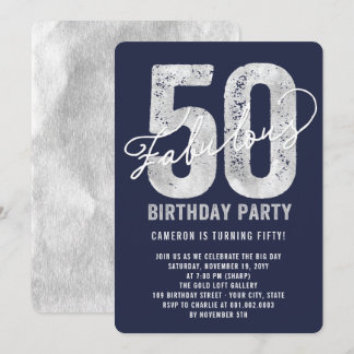 Invitación a la fiesta de los 50 años de la fabulo