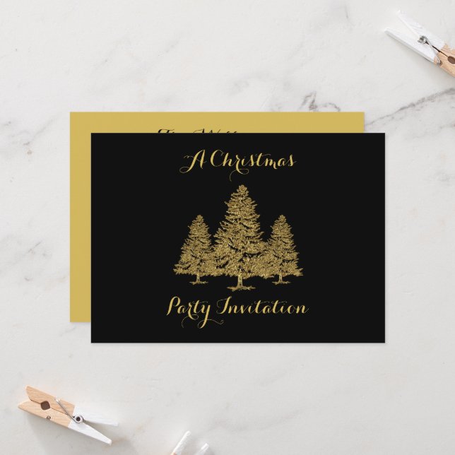 Invitación a la fiesta de los Árboles de Navidad d (Anverso/Reverso In Situ)