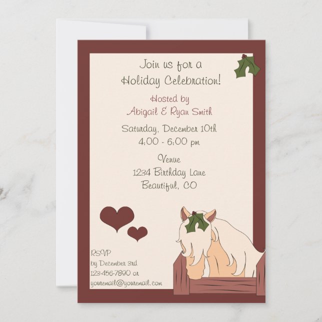 Invitación a la fiesta de los caballos de vacacion (Anverso)