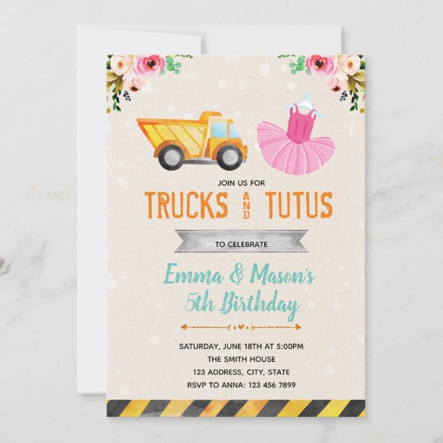 Invitación a la fiesta de los camioneros de Cuadro (Anverso)