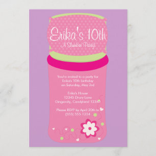 Invitación a la fiesta de los chicas