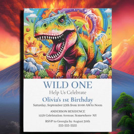 Invitación a la fiesta de los dinosaurios