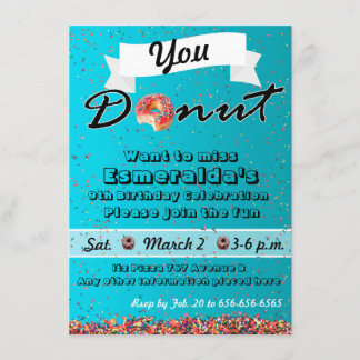 Invitación a la fiesta de los donantes, invitación