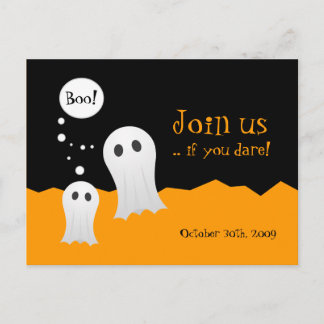 Invitación a la fiesta de los fantasmas de Hallowe