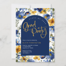Invitación a la fiesta de los Grados de Flor Silve