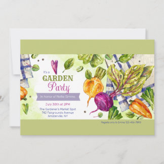 Invitación a la fiesta de los Jardín de los Parche