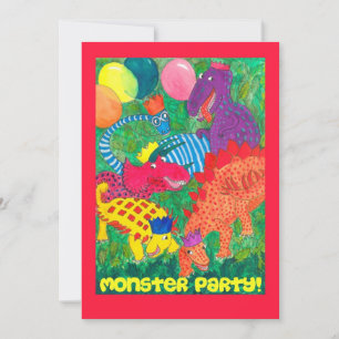 Invitación a la fiesta de los monstruos