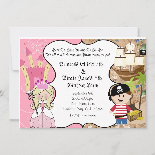 Invitación a la fiesta de los nativos de los pirat (Anverso)