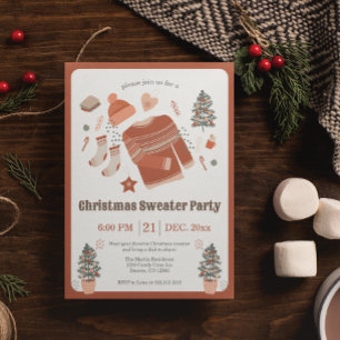 Invitación a la fiesta de los Navidades acogedores