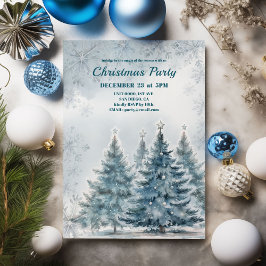 Invitación a la fiesta de los Navidades de Blue Wi