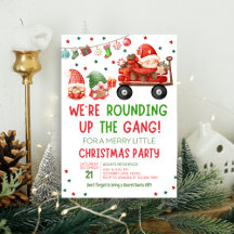 Invitación a la fiesta de los Navidades de diversi