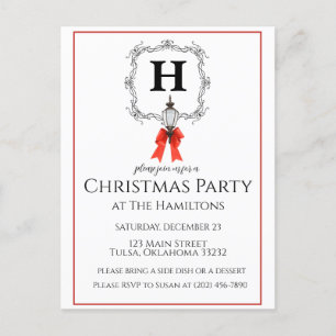 Invitación a la fiesta de los Navidades de la fran