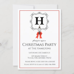 Invitación a la fiesta de los Navidades de la fran