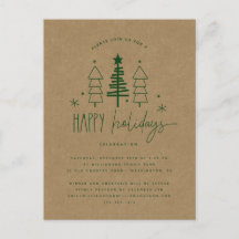 Invitación a la fiesta de los Navidades de los Árb