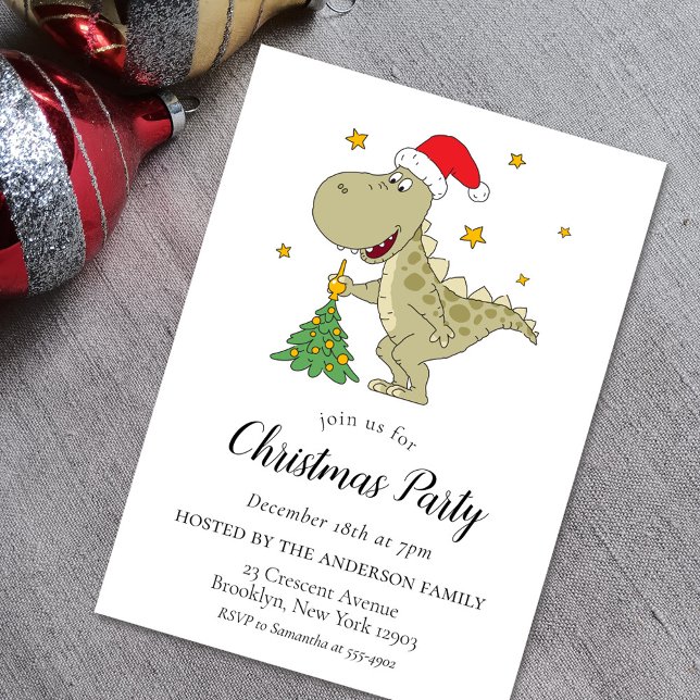 Invitación a la fiesta de los Navidades de los din (Subido por el creador)