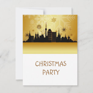 Invitación a la fiesta de los Navidades de oro