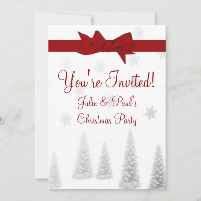 Invitación a la fiesta de los Navidades de Scrapbo (Anverso)