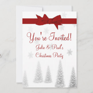 Invitación a la fiesta de los Navidades de Scrapbo