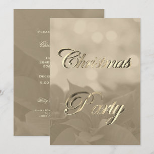 Invitación a la fiesta de los Navidades de Sepia G