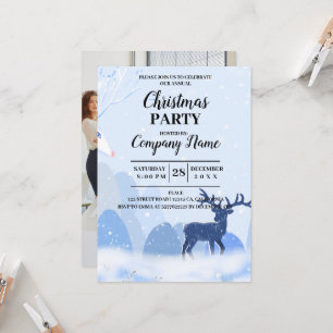 Invitación a la fiesta de los Navidades de una com