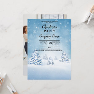 Invitación a la fiesta de los Navidades de una com