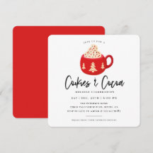 Invitación a la fiesta de los Navidades del cacao