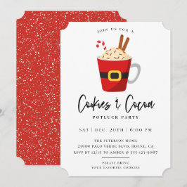 Invitación a la fiesta de los Navidades del cacao