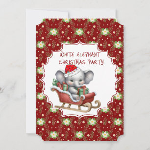 Invitación a la fiesta de los Navidades del Elefan