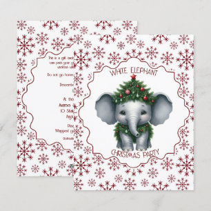 Invitación a la fiesta de los Navidades del Elefan