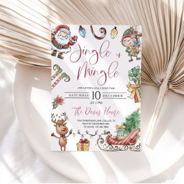 Invitación a la fiesta de los Navidades del jingle