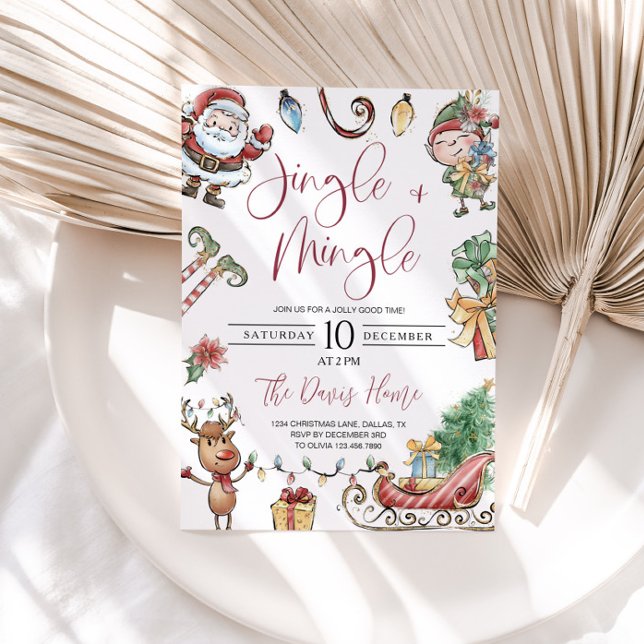Invitación a la fiesta de los Navidades del jingle (Subido por el creador)