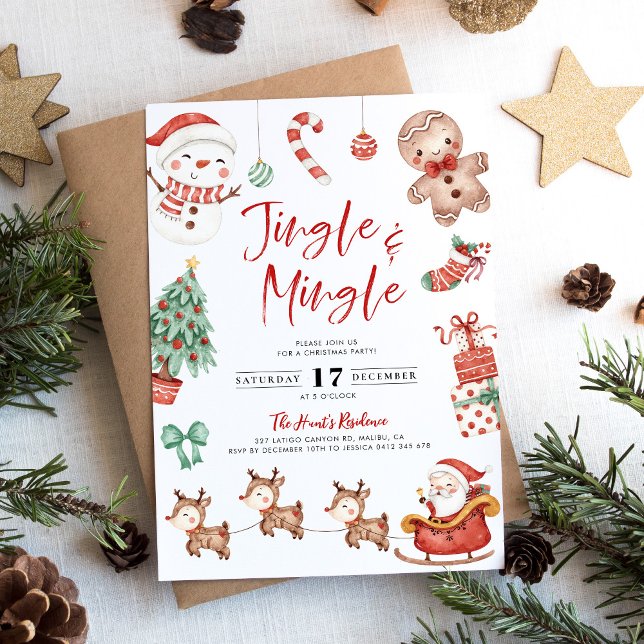 Invitación a la fiesta de los Navidades del jingle (Subido por el creador)