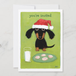 Invitación a la fiesta de los Navidades del perro 