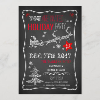 Invitación a la fiesta de los Navidades del tabler