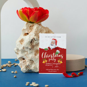Invitación a la fiesta de los Navidades modernos d