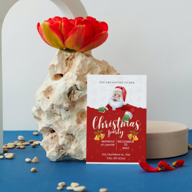 Invitación a la fiesta de los Navidades modernos d (Subido por el creador)