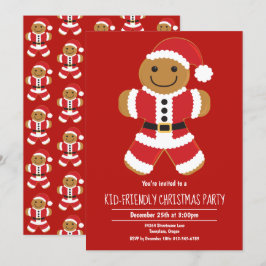 Invitación a la fiesta de los Navidades Santa de G