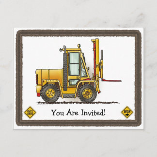 Invitación a la fiesta de los niños de carretillas