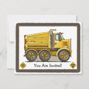Invitación a la fiesta de los niños de la camionet