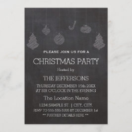 Invitación a la fiesta de los Ornamentos de Navida