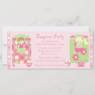 Invitación a la fiesta de los pequeños chicas